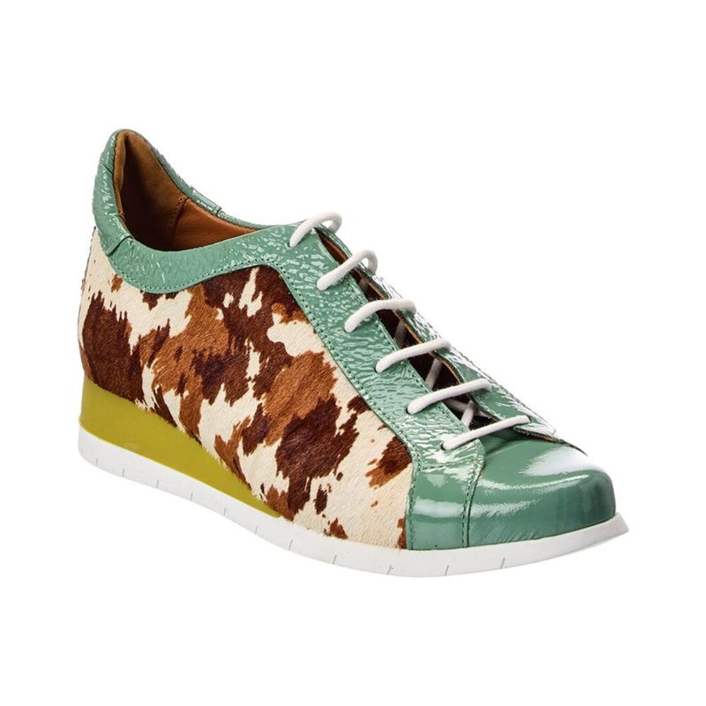 Arche Sitwo Haircalf & Patent Sneaker, Green